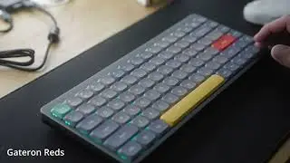 NuPhy Air 75 Red vs Brown Switches | Sound Comparison