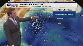 Sun & Cloud Mix Monday with Coastal Storms, Tracking PTC Six: Sunday Evening Forecast 9/8/2024