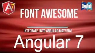 How to integrate Font Awesome into Angular Material in Angular7