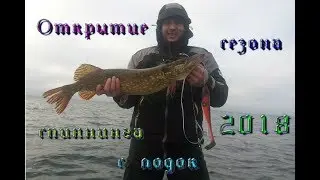 Открытие сезона спиннинга с лодки 2018