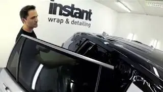 Toyota Black roof vinyl wrap [Instant wrap & detailing]