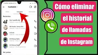 Cómo eliminar el historial de llamadas recientes de Instagram |Borrar historial de llamadas de Insta