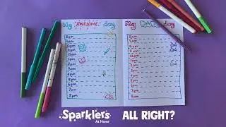 Sparklers At Home - Drawable Planner