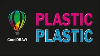 Create Plastic Effect of Text - CorelDRAW Tutorial
