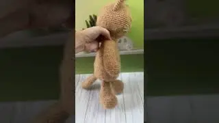 Crochet cat doll