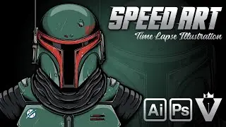 Boba Fett Illustration | SPEED ART