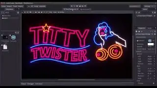 Godot Engine: Neon Effect (Fragment Shader)