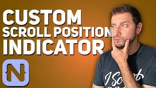 Create a Custom Content Position Indicator | NativeScript Tutorial