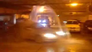 انفجاار بايب في كلية التكنلوجيا يوم المطر