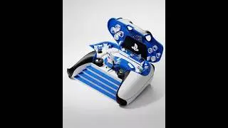 A gaming room inspired by PS5 Controller 