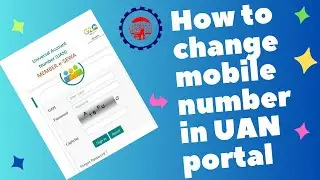 How to change mobile number in uan portal malayalam I change mobile number in pf account