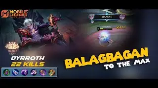 Bagsik ni Dyrroth naka Maniac | Gamit ang Smurf account dahil di ma access ang old account