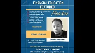 Spotlight Member - Vernal Johnson - May 14th 2024