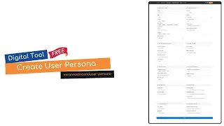 How to create buyer persona with my FREE tool? Watch!
