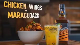 Chicken Wings ( Asinha de frango) com molho picante de maracujá
