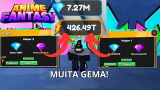 COMO FARMAR MUITA GEMA NO ANIME FANTASY SIMULATOR!