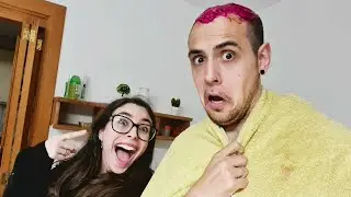 I DYED MY HUSBAND'S HAIR COLORS