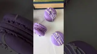 Ube Macarons #shorts #macaron