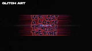 MODERN AESTHETIC POSTER DESIGN / GLITCH TYPOGRAPHY and LETTERING ART | TRIPPY ART | TUTORIAL