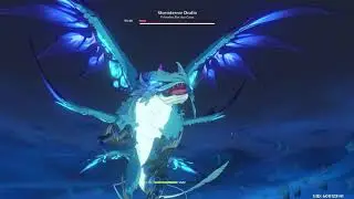 Genshin Impact Stormterror (Dvalin) Boss - Solo, without VENTI (tier 2)