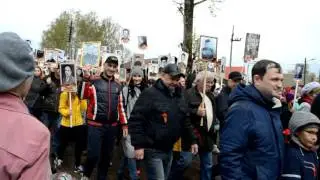 Бессмертный полк в п Красногорский РМЭ