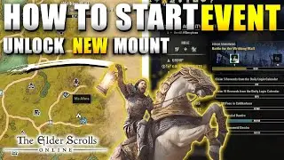 Elder Scrolls Online How to Start New Event & Unlock NEW MOUNT (ESO Battle For the Writhing Wall)