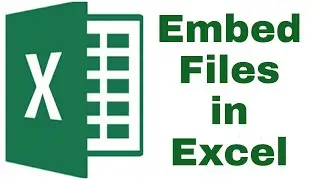 How to embed documents in excel sheet | Add pdf in excel sheet | Add any files in excel sheet