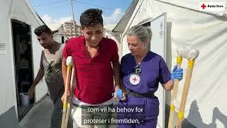 Amir må øve på å gå igjen på Gaza