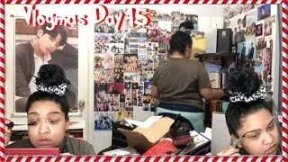 Vlogmas Day 15 :Cleaning & Rearranging my room +playing with make up
