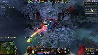 Bristleback 1v4 and gets a triple kill