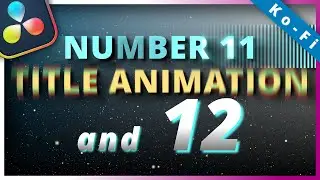 Dynamic Title FX #11 & 12 Preview [Free DaVinci Resolve] 