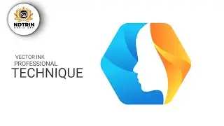 vector ink technique for making logo | vector ink tutorial (mobile)