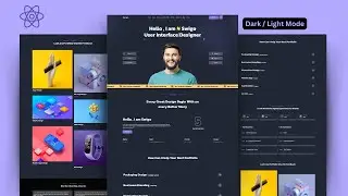 Master In Frontend Development With React JS| React Portfolio Website Tutorial ✨🚀