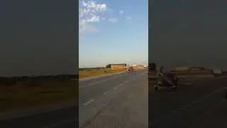 ДТП с самолетом и автомобилем на видео произошло в Чечне