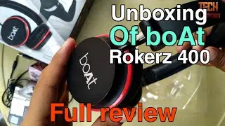 boAt Rockerz 400 On-Ear Wireless Bluetooth Headphones Unboxing & Review in Hindi