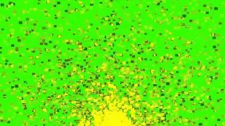 Green Screen FREE FOOTAGE HD ANIMATION Yellow Pixel Generator