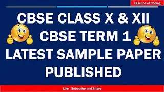 cbse term 1 sample paper | CBSE latest news |  CBSE Circular | big update| CBSE TWO BOARD EXAMS
