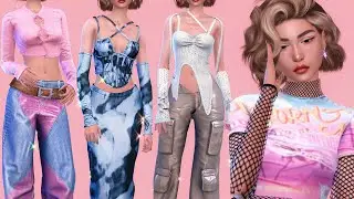 MEGA PACK de ROUPAS FEMININAS #2023   - The Sims 4 + sims (completa)