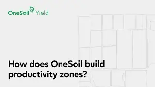 How does OneSoil build productivity zones?