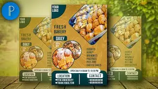How to Create a Professional Flyer in Pixellab | Food Flyer Design
