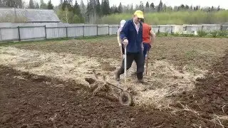 Электролебёдка+плуг.