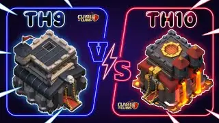 TH9 VS TH10 3 STAR ATTACK STRATEGY | TH9 VS TH10 MAX CLASSIC WAR ATTACK | CLASH OF CLANS