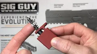 SIG Sauer P320 and P365 striker spring removal and installation tool