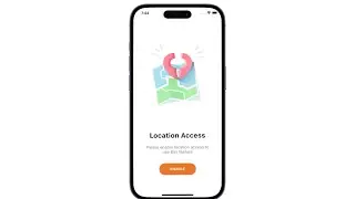Flutter Location Access UI | Flutter UI