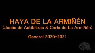 DORA  Y HAYA DE LA ARMIÑÉN General 2020 2021 I
