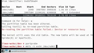 PARTITIONING AND MOUNTING DISKS IN LINUX WITH FDISK