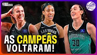 A'ja Wilson e Breanna voltam com tudo na WNBA; Kamilla Cardoso também se destaca! Semana W 20/08