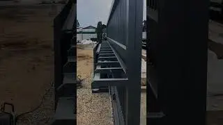 Современный дизайн откатных ворот.