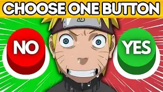 🤔 Choose One Button 😨 YES or NO Anime Challenge