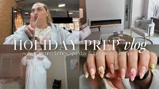 holiday prep *glow up*...nails, lashes, pedi & spontaneous spa day